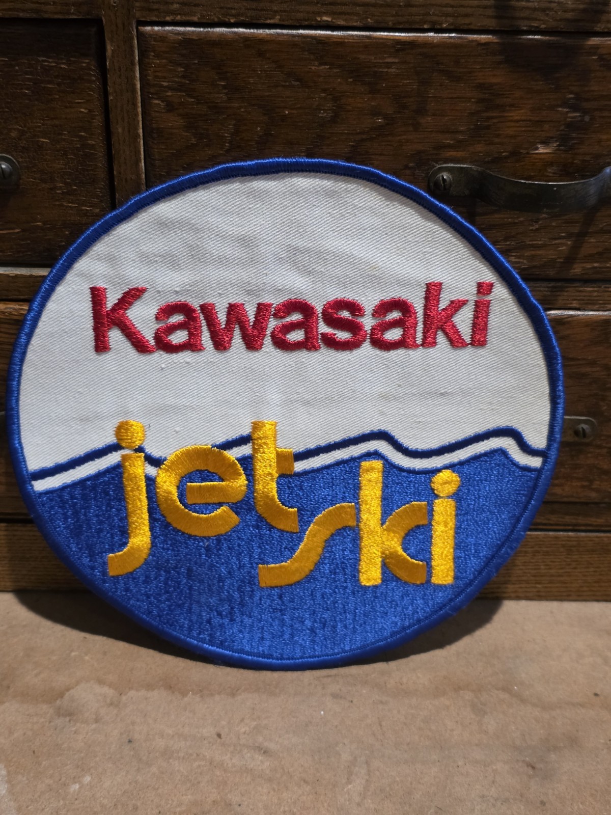 🔥 Vintage KAWASAKI Jet Ski Embroidered Patch 7\