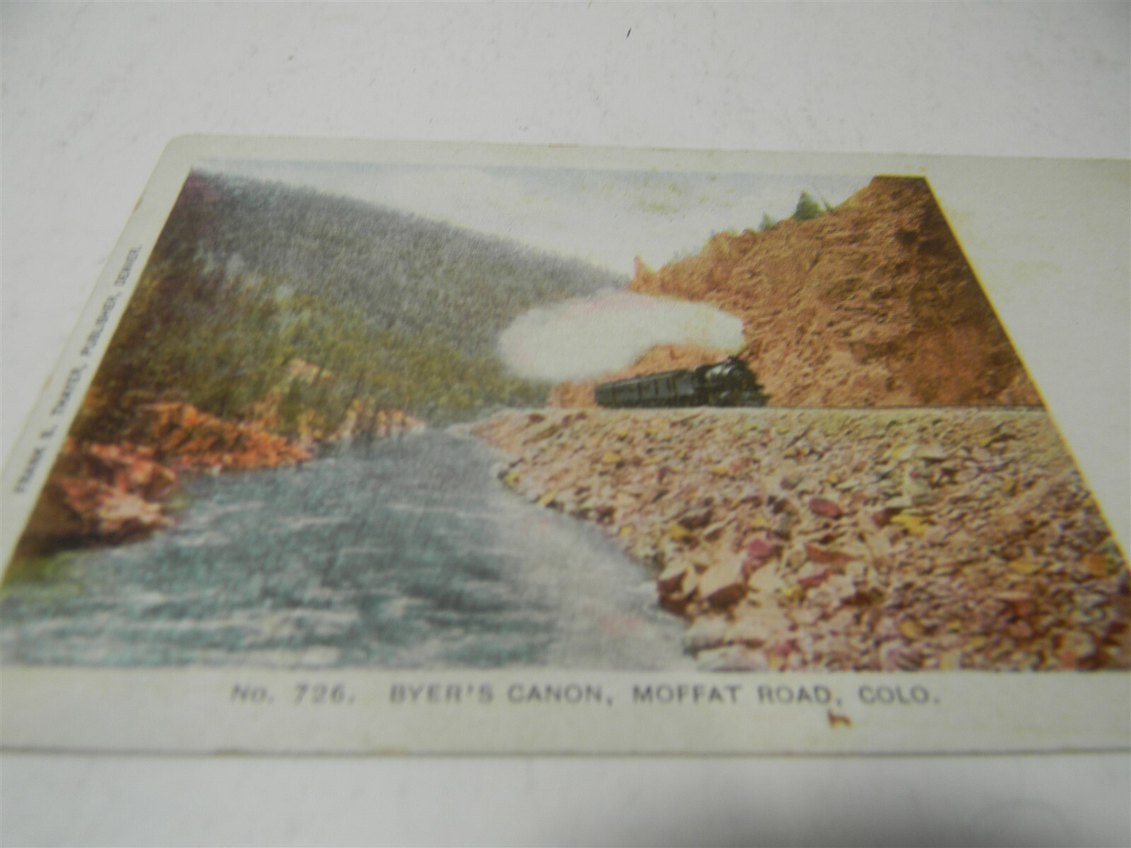 Vintage UDB Byer\'s Canon Moffat Road Locomotive Colorado UDB Postcard P13