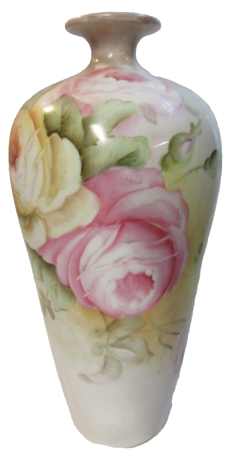 ANTIQUE~J.P.L. FRANCE~ LIMOGES HANDPAINTED AND SIGNED E.S.LOCHMAZ~13
