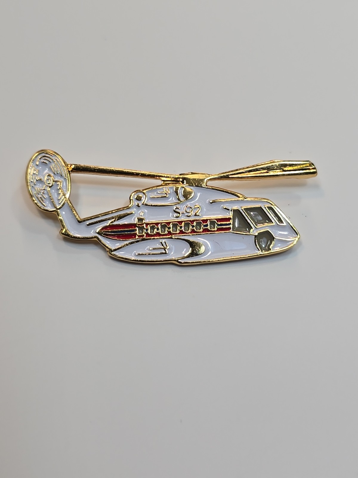Sikorsky S-92 Helicopter Lapel Pin American Twin-Engine Medium-Lift Helicopter