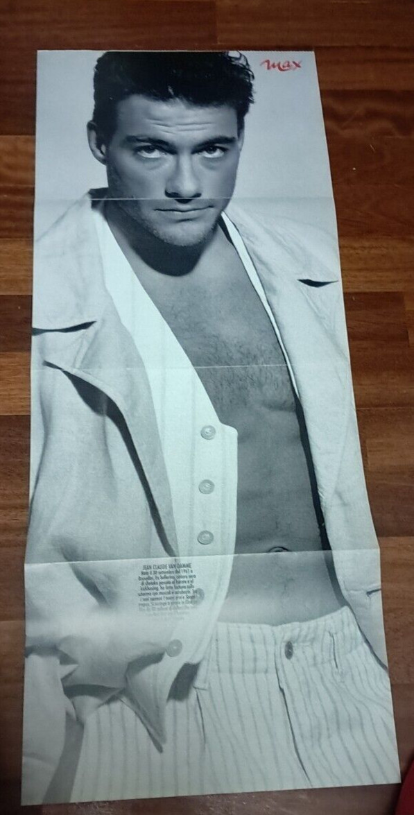 Jean Claude Van Damme Poster Size 84x33 from Max Magazine