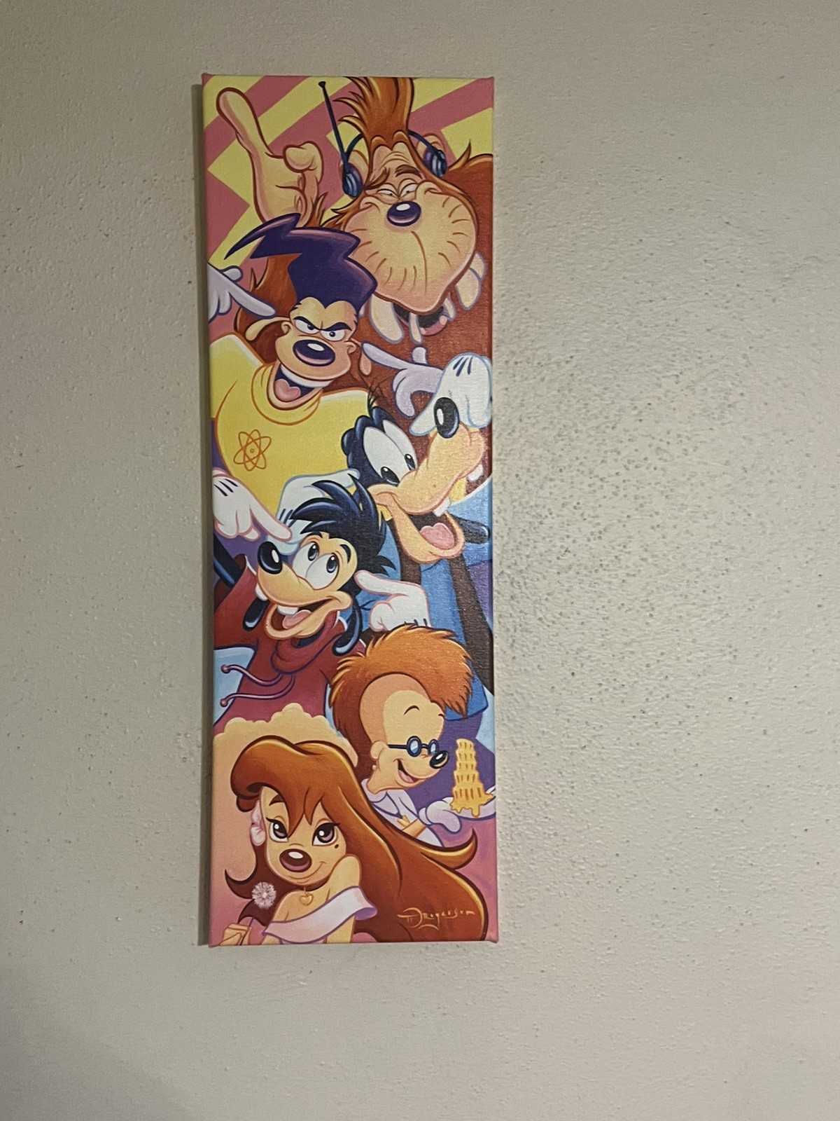 The Perfect Cast Tim Rogerson - Treasure On Canvas Disney Fine Art Goofy Movie The Perfect Cast Tim Rogerson - Treasure On Canvas Disney Fine Art Goofy Movie