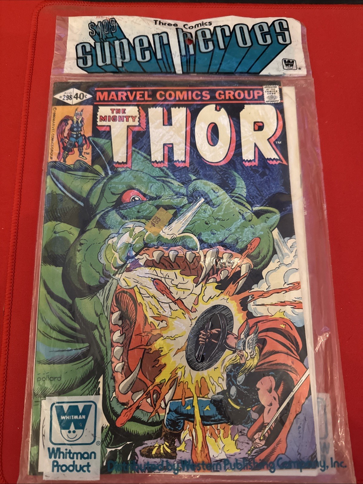 Whitman sealed Multi-pack Captain America #248, Thor #298, Iron Man #137 Marvel