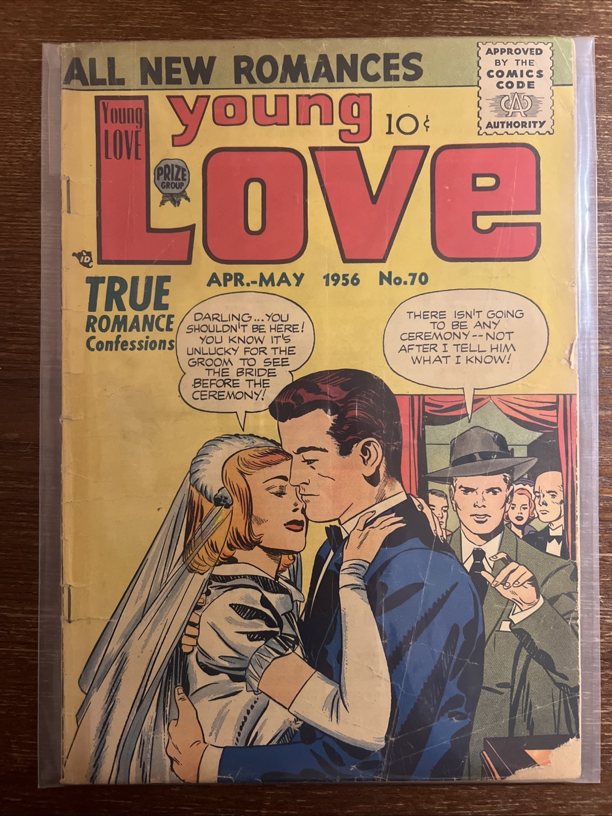 Young Love #70 Vol. 7 Prize Group April 1956 True Romance Confessions