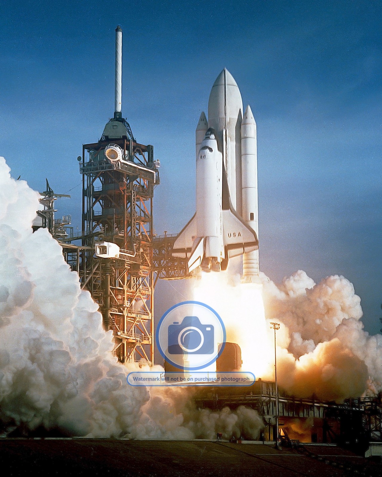 COLUMBIA SPACE SHUTTLE STS-1 FIRST LAUNCH PORTRAIT 1981 8X10 NASA PHOTO COLUMBIA SPACE SHUTTLE STS-1 FIRST LAUNCH PORTRAIT 1981 8X10 NASA PHOTO