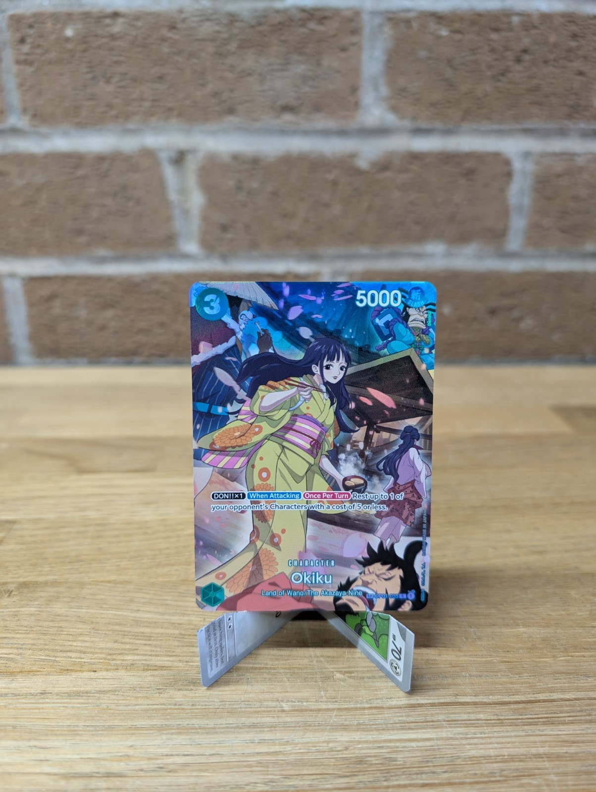 Bandai Okiku SP OP01-035 Alternative Art Special Rare Foil English One Piece