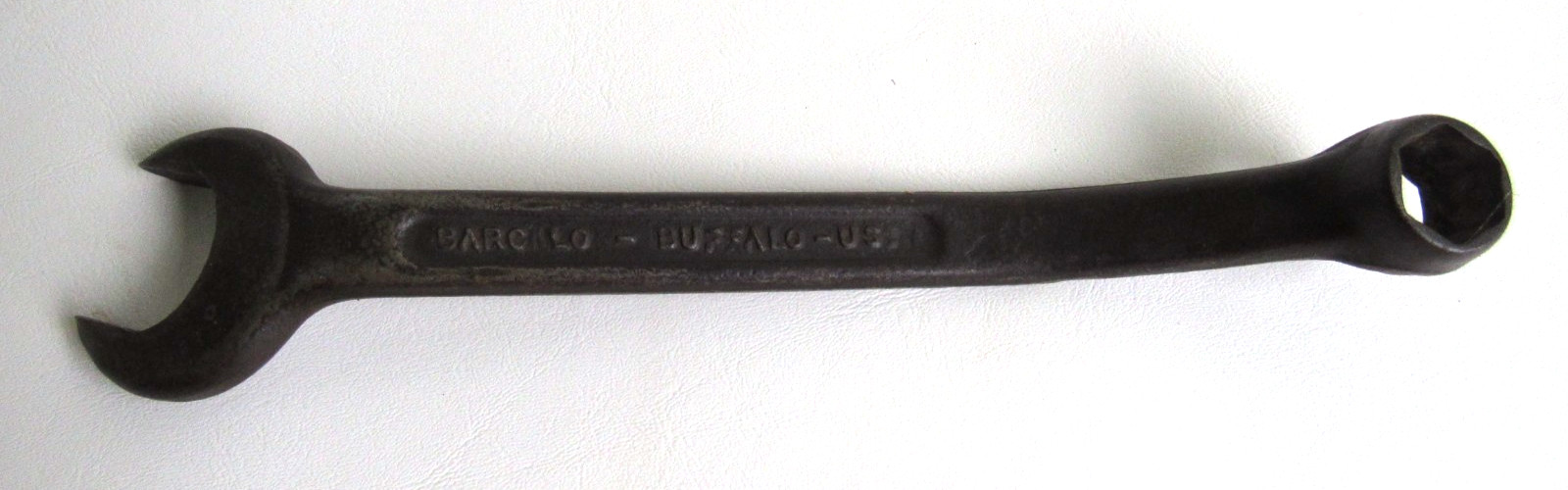 Vintage BARCOLA-BUFFALO Double Ended Offset Wrench, Drop Forged Steel. 10\