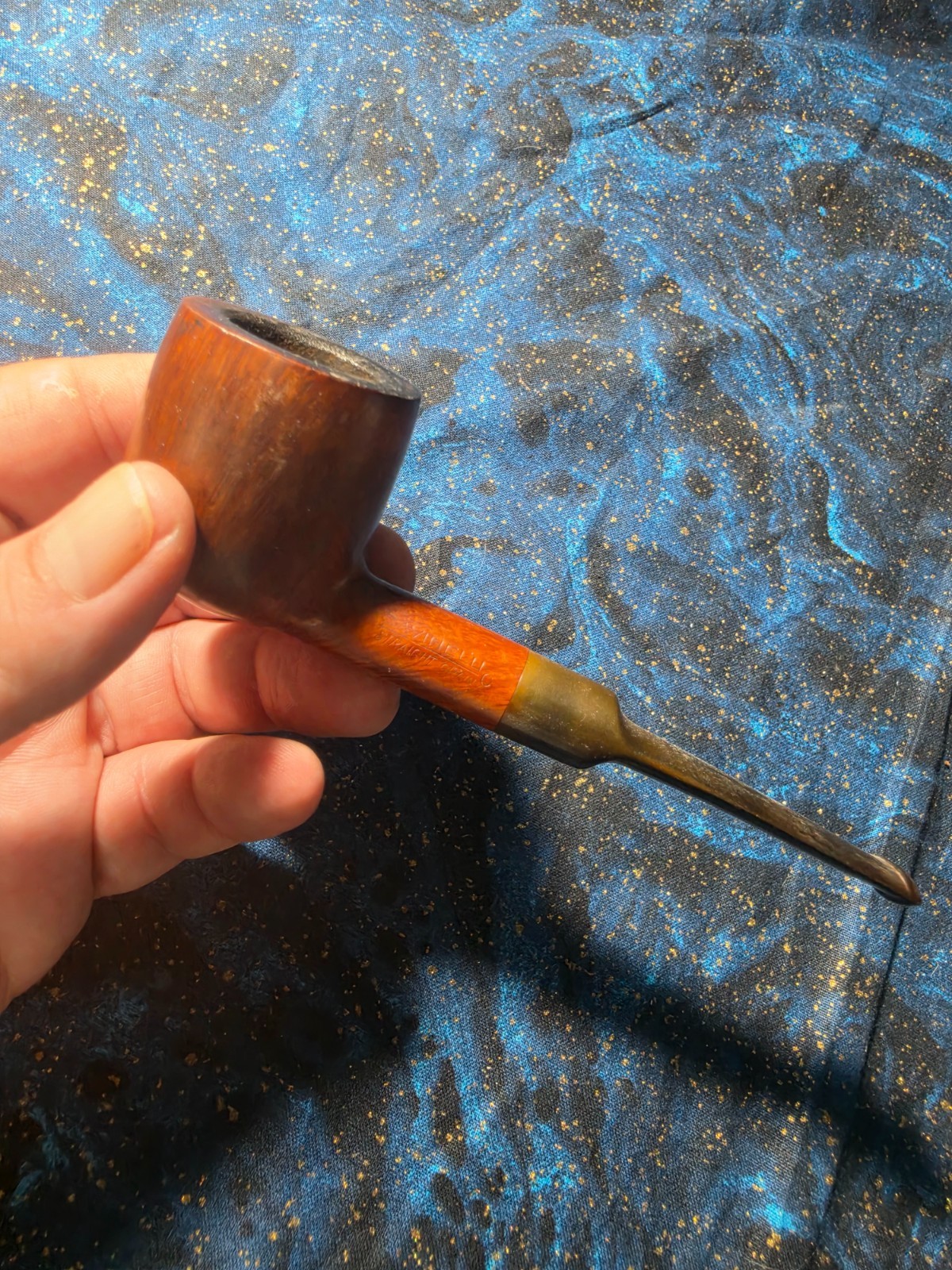 Vintage Savinelli 124 Straight Grain Smooth Billiard Estate Pipe