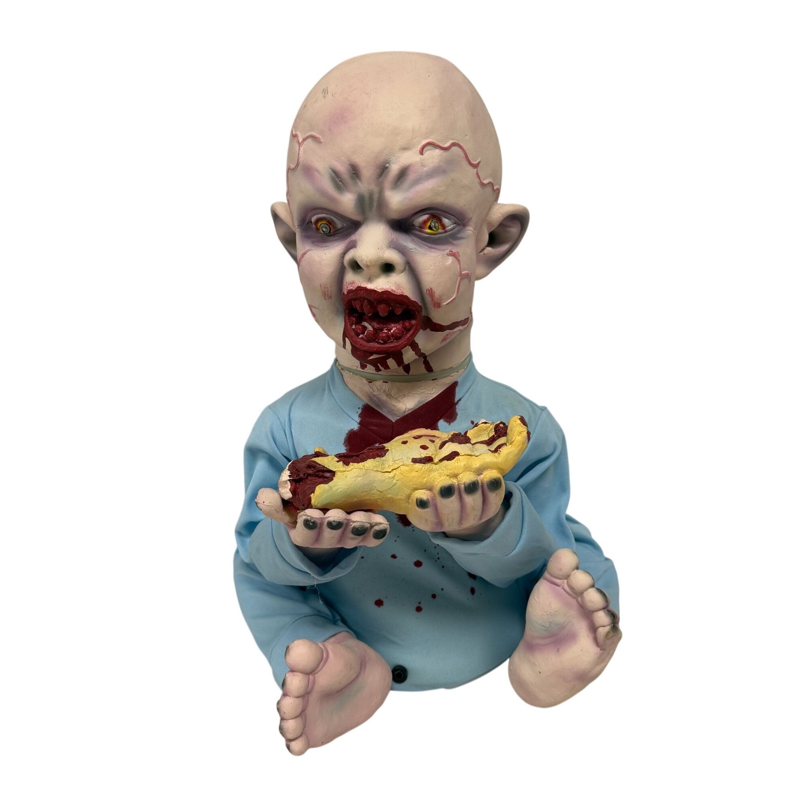 Spirit Halloween Animated Chewie The Zombie Baby Sounds Retired Working 