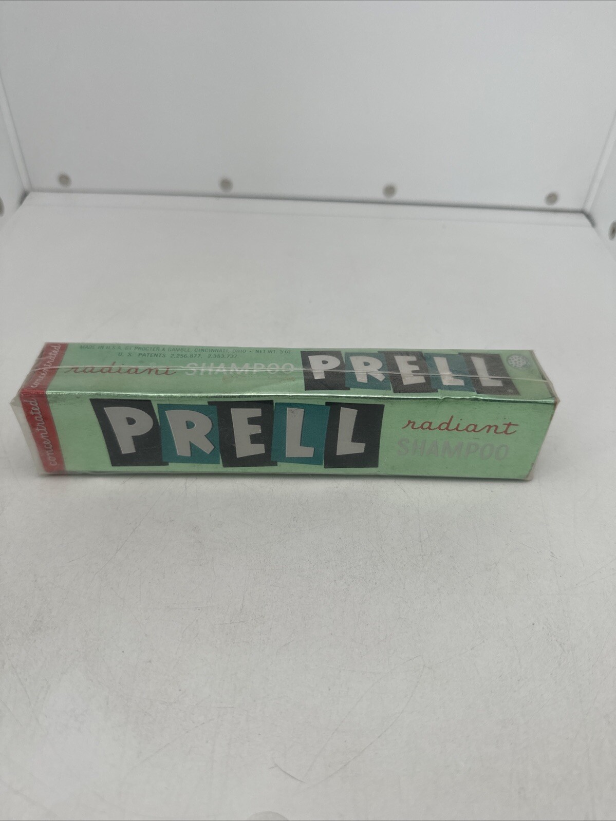 VTG 1957 PRELL Radiant Shampoo 3 oz Box Only Smithsonian Info VTG 1957 PRELL Radiant Shampoo 3 oz Box Only Smithsonian Info