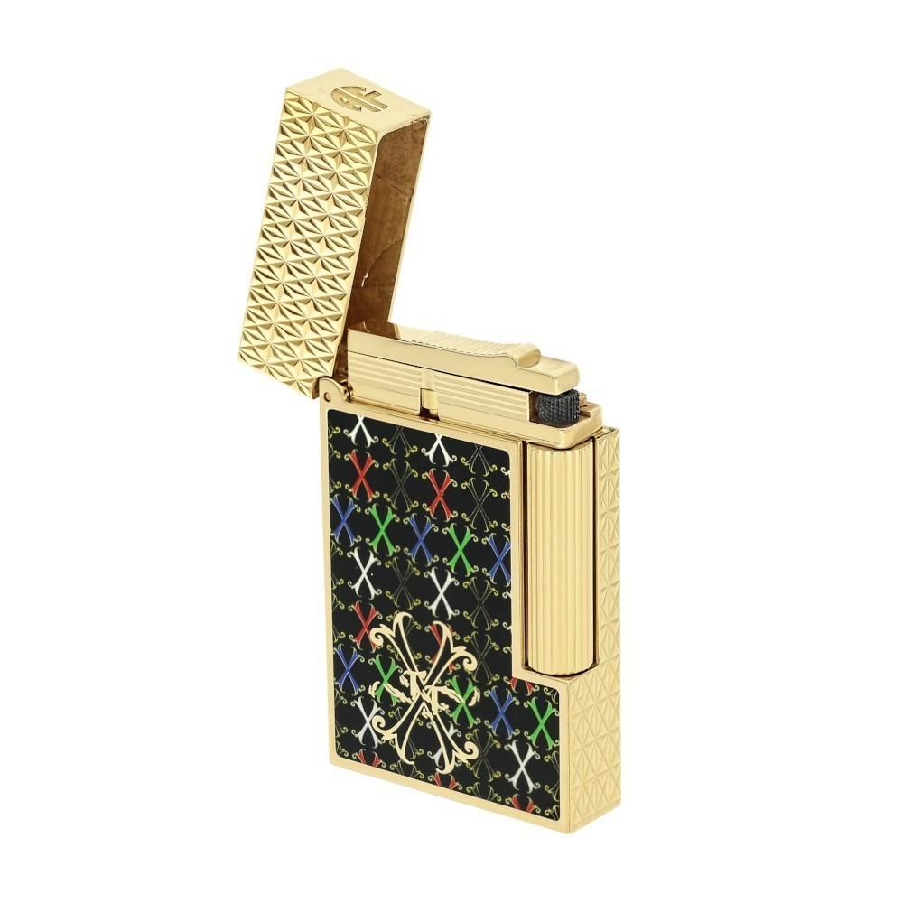 S.T Dupont Line 2 Perfect Ping Lighter Arturo Fuente Opus X C16060CL New In Box