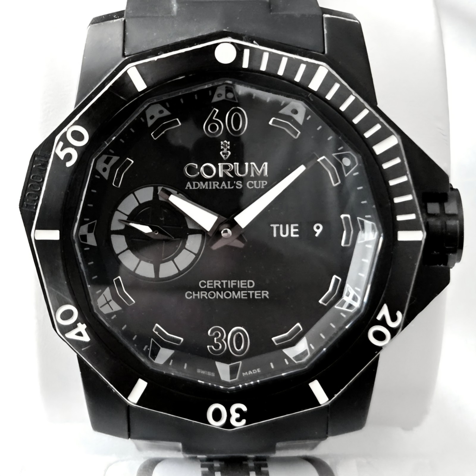 CORUM Admiral's Cup Seafender Deep Hull Titanium