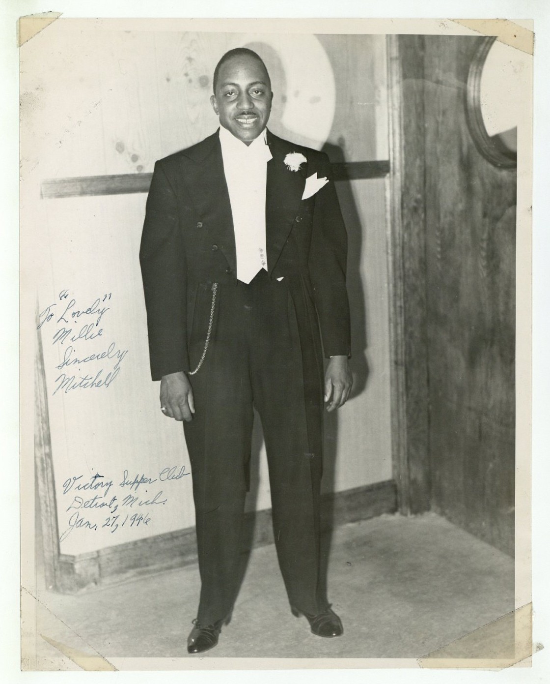 Victory Supper Club 1946 Detroit African American Jazz Nightclub Photo J15911
