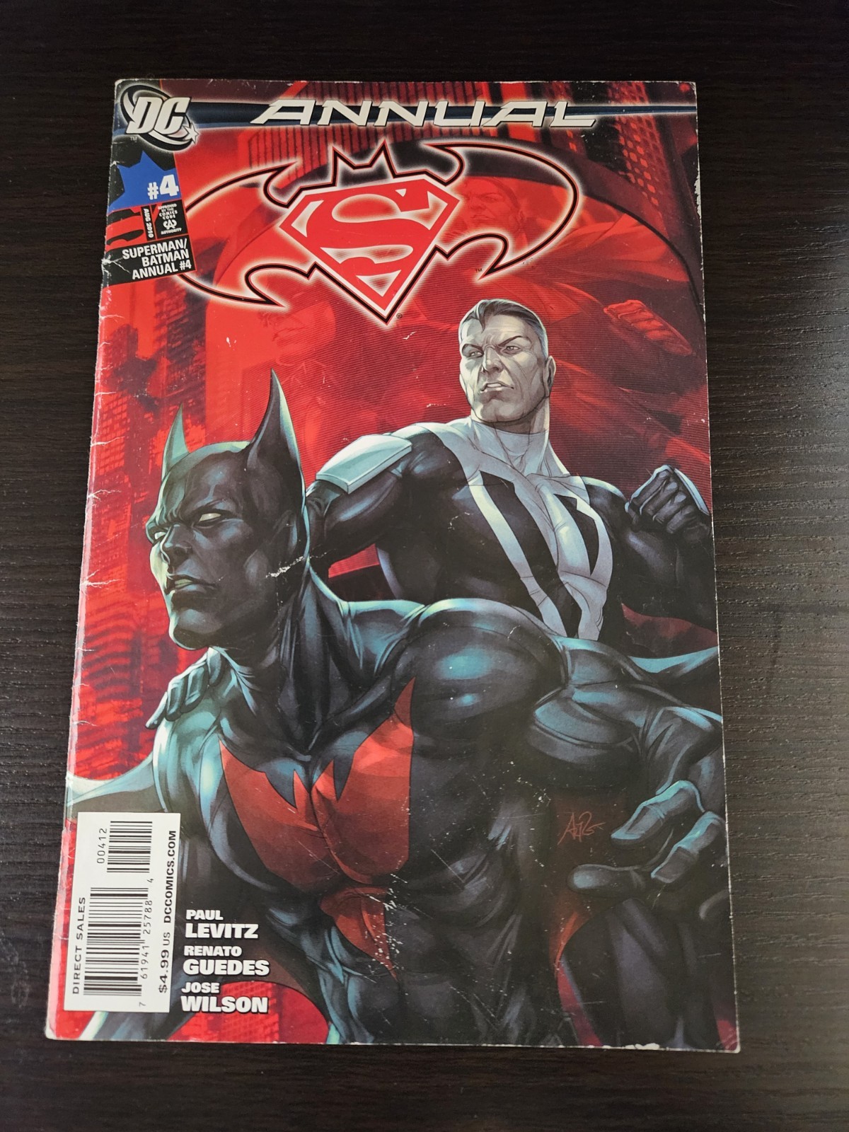 Superman/Batman Annual #4 (2010) 2nd Print 1st App Batman Beyond- Low Grade HTF