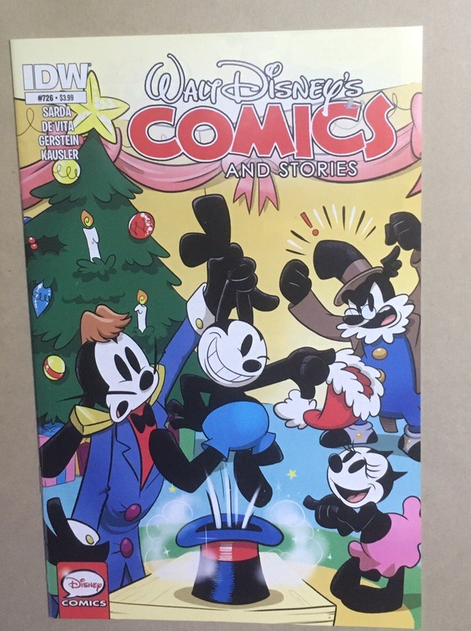 WALT DISNEY\'S COMICS AND STORIES #726 Oswald Lucky Rabbit 1st US Ap 2015 Rare