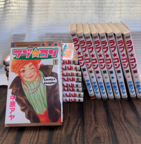 Lovely Complex Manga Vol. 1-17 Complete Set Aya Nakahara Japanese