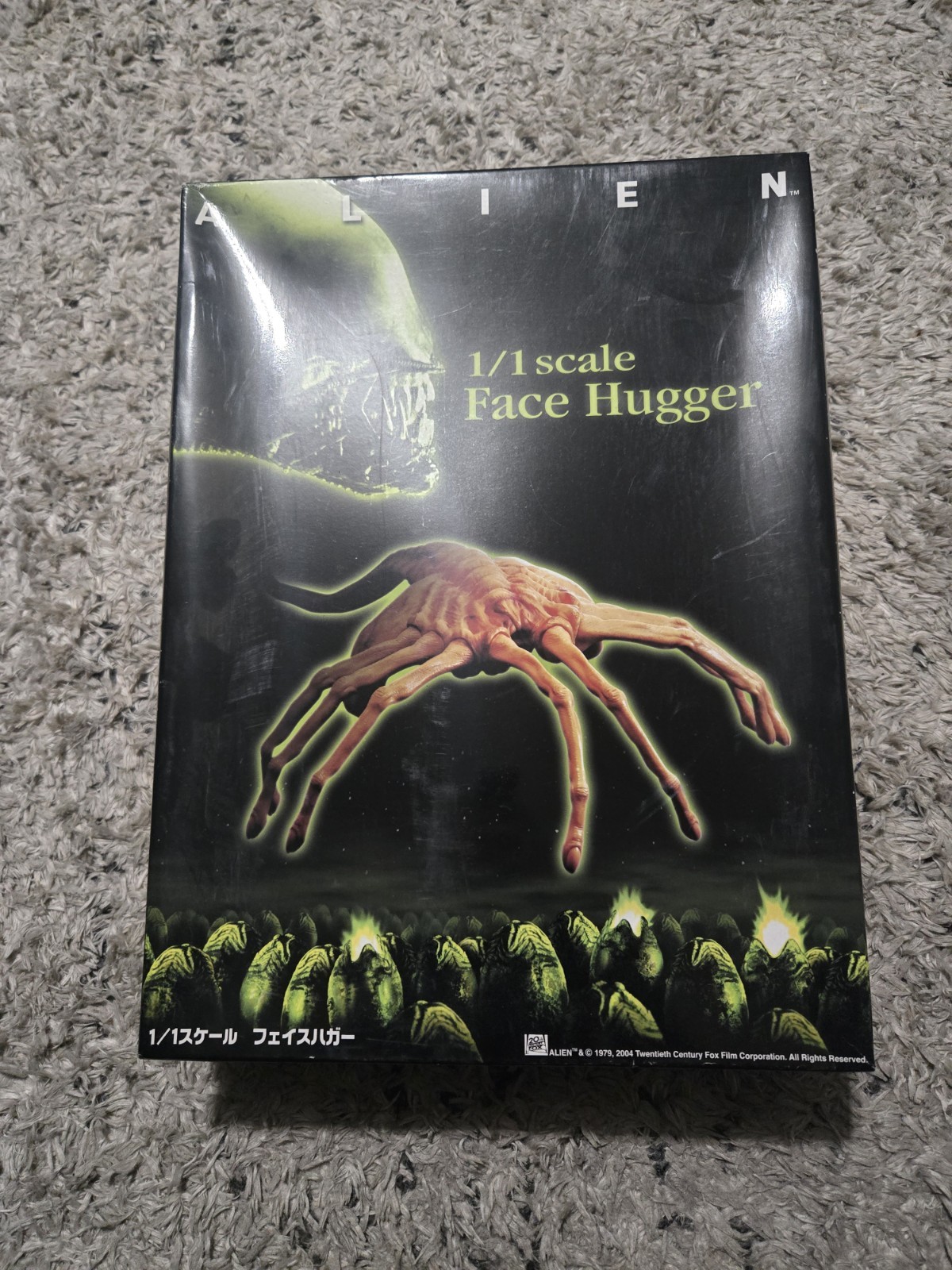 Alien/Facehugger/Figure/Alien/Actual Size/Soft Vinyl/Aoshima/With Box