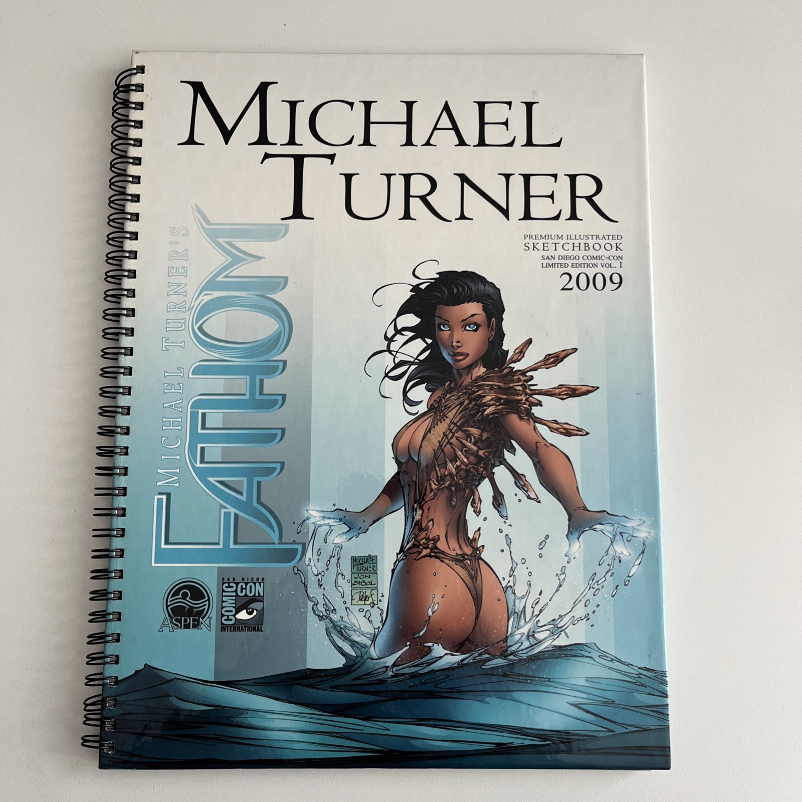 MICHAEL TURNER ~ FATHOM SKETCHBOOK ~ SDCC 2009 LTD 250 RARE