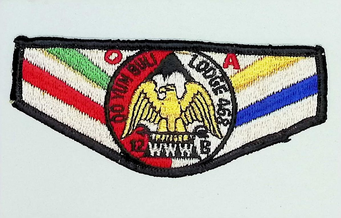 Oo Yum Buli Lodge 468 Mount Diablo Council CA Flap BLK Bdr
