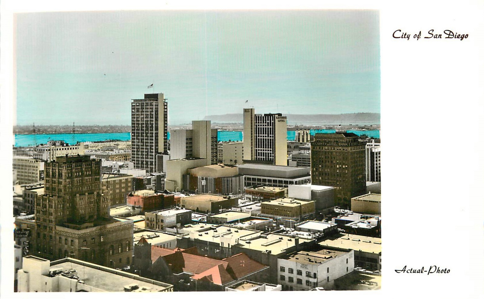 Postcard California Los Angeles Birdseye View Actual  RPPC Photo 22-11923