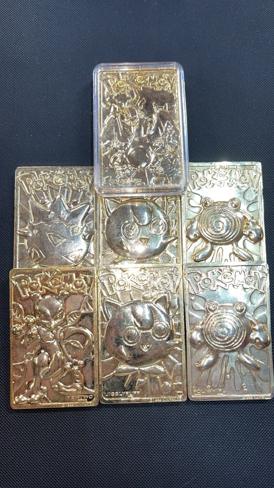 Burger King 23kt Gold Pokemon Lot of 7 Burger King 23kt Gold Pokemon Lot of 7