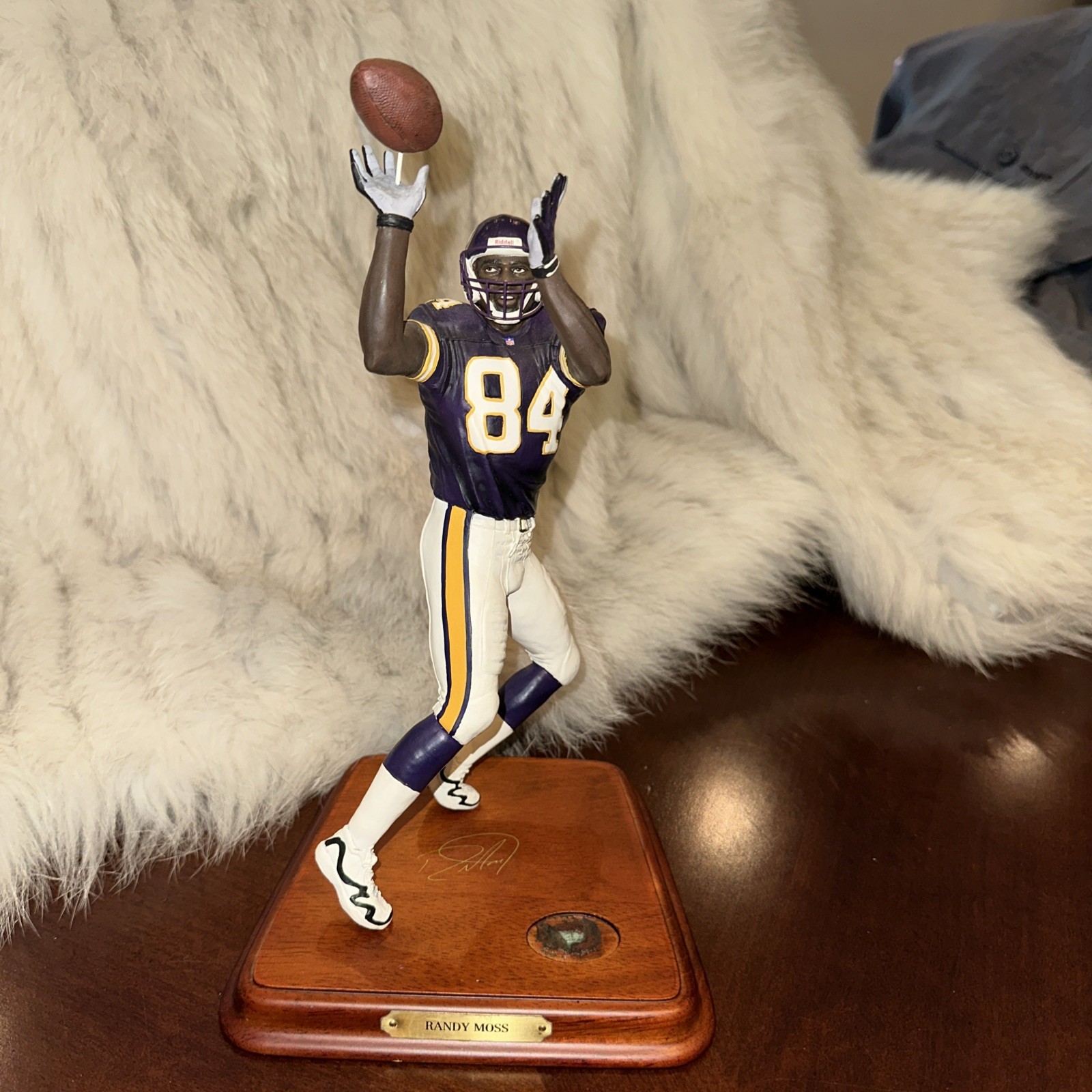 Randy Moss Minnesota Vikings Danbury Mint  Statue Figurine READ