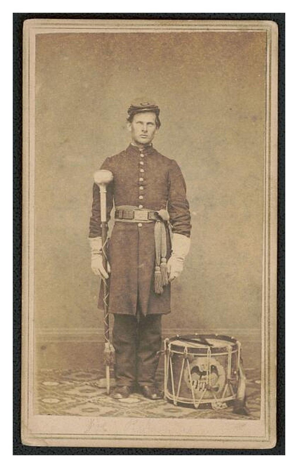 Iowa Co. B 6th Infantry Musician Standard Postcard