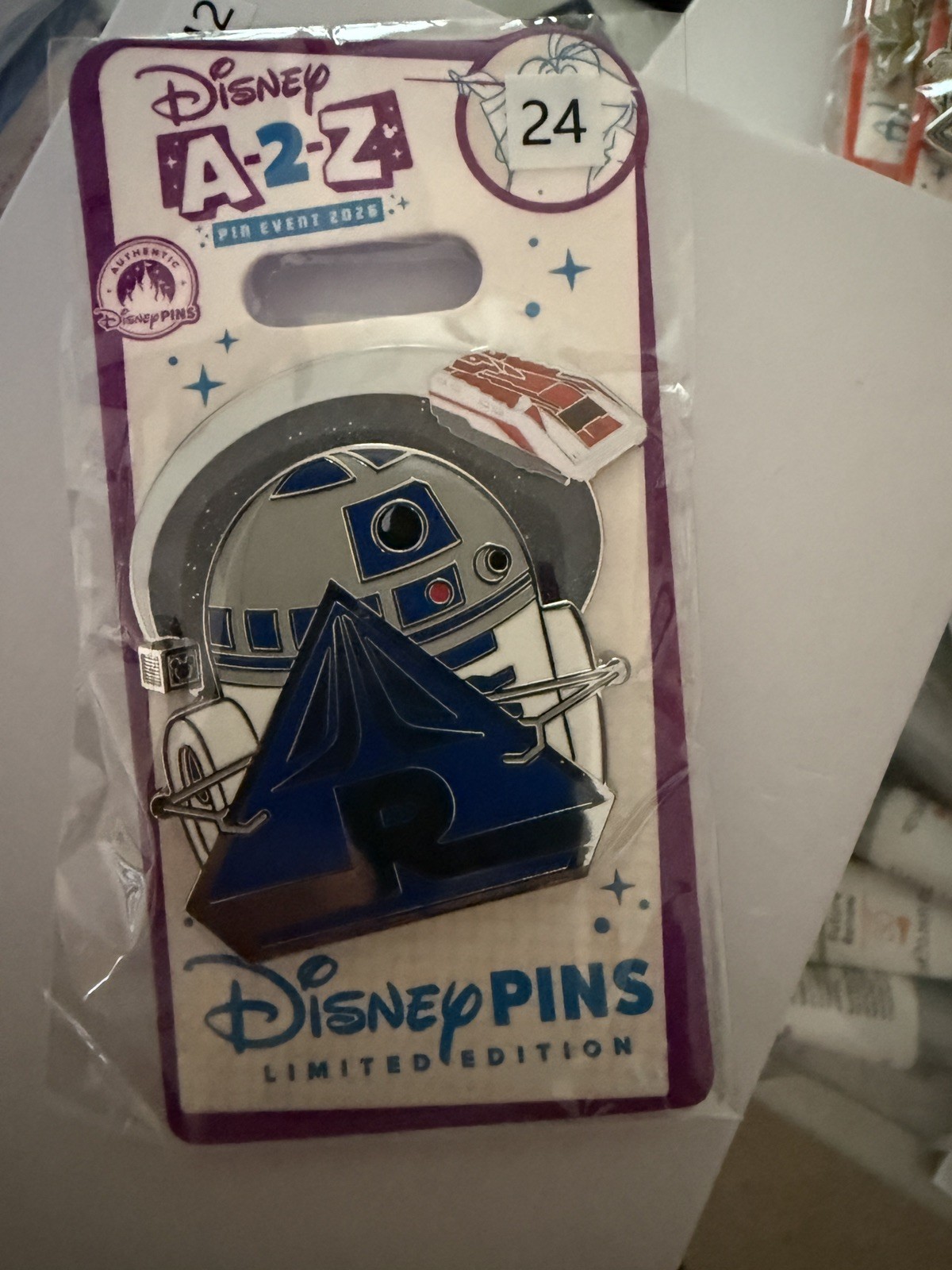 Disney A2Z Pin Event Alphabet Collection 