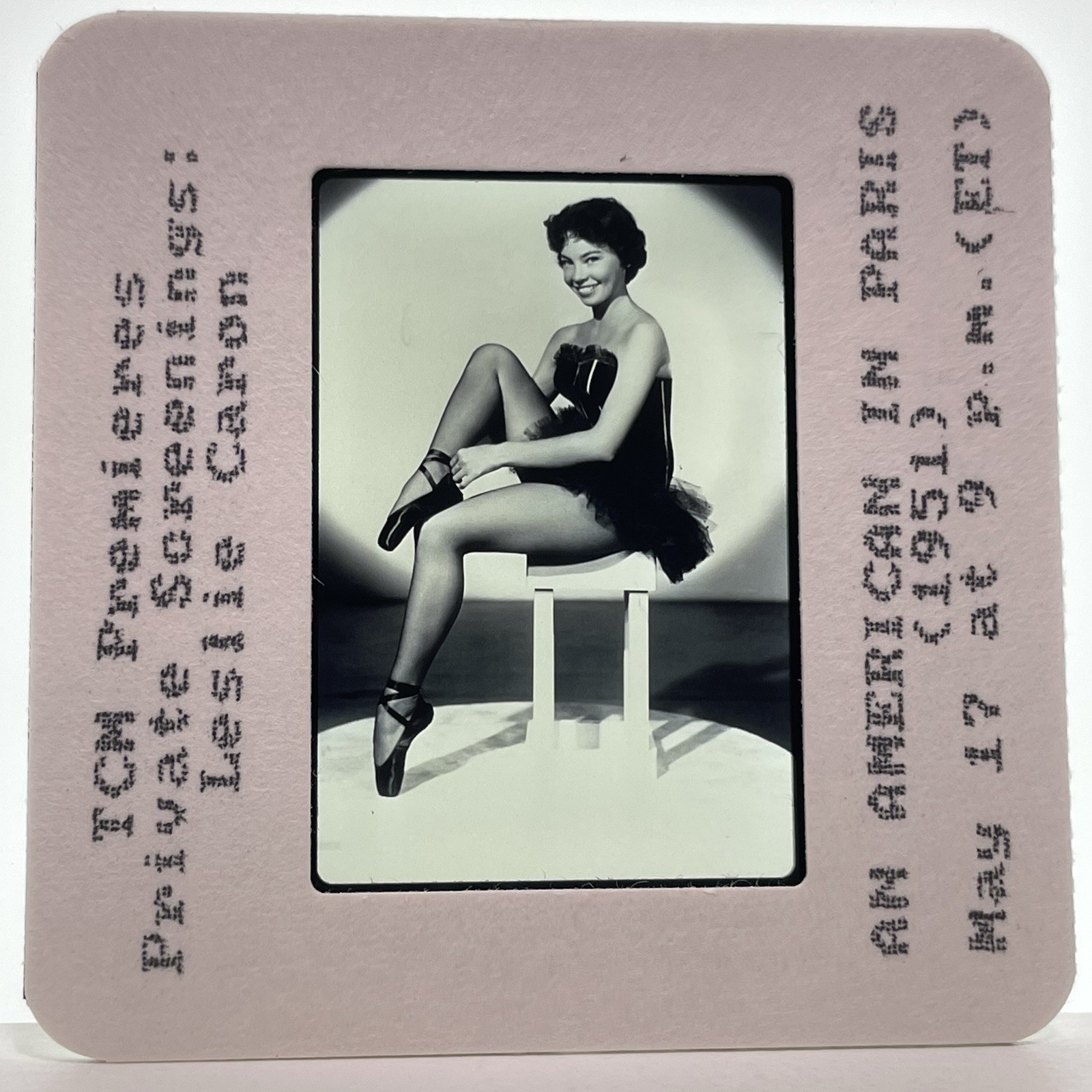 Vintage 35mm Slide of Leslie Caron Actress #2