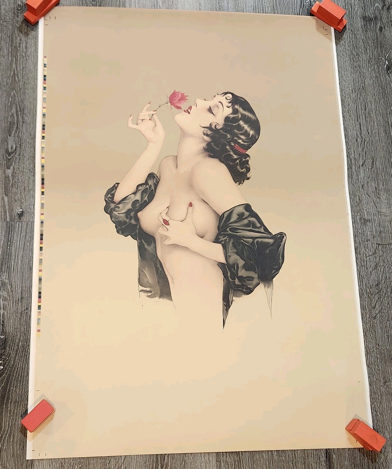 1920 Memories of Olive Portrait by Alberto Vargas Print 40\