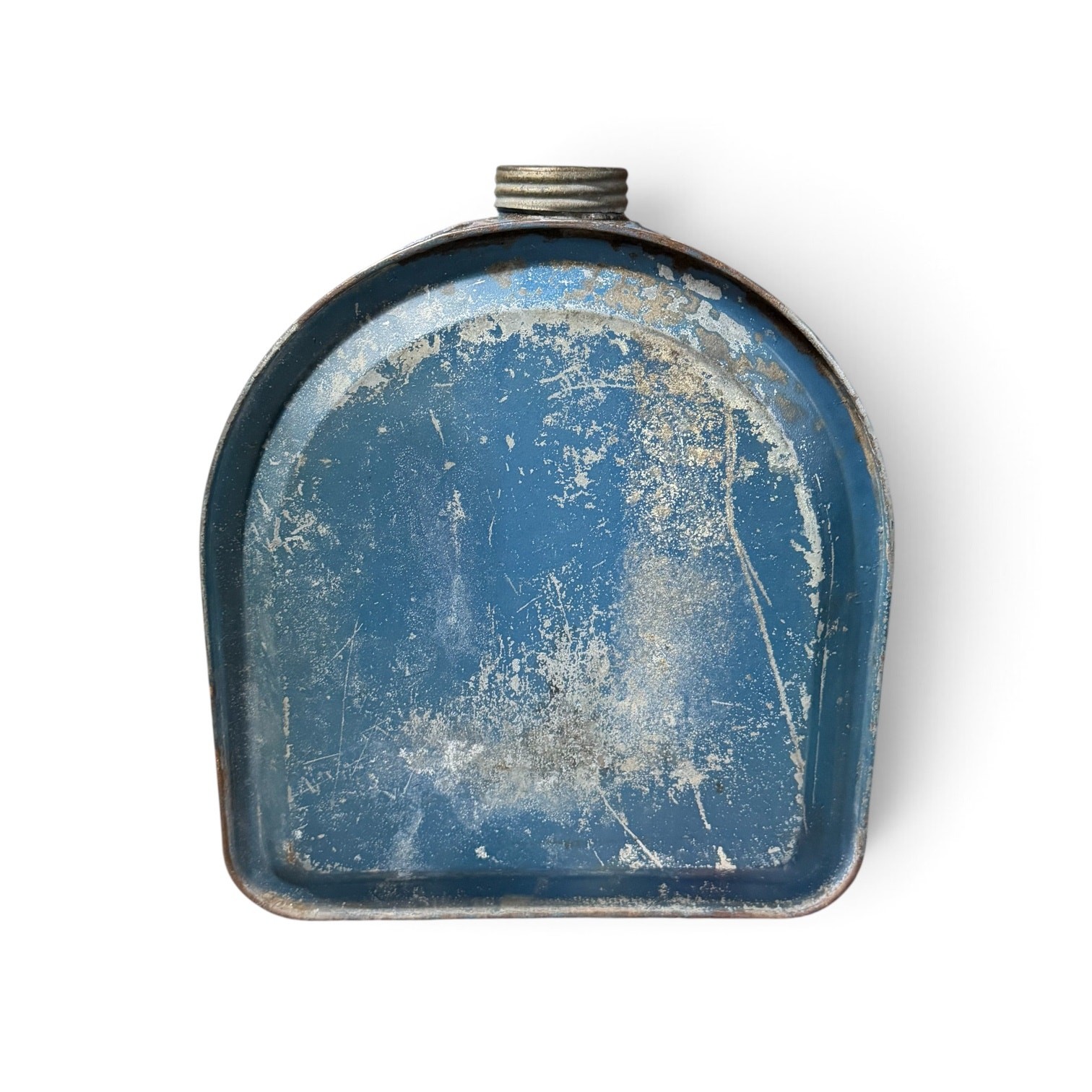 Antique Boyco Running Board Oil Can, Model T Era Blue 1 Gallon Autocan