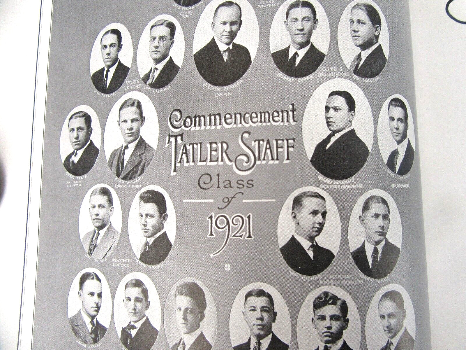Commencement Tatler 1921 Yearbook -Technical High School Harrisburg Pennsylvania