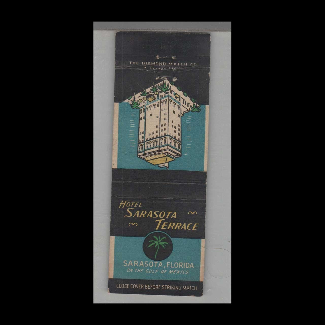 Matchbook Cover - Sarasota, FL Hotel Sarasota Terrace