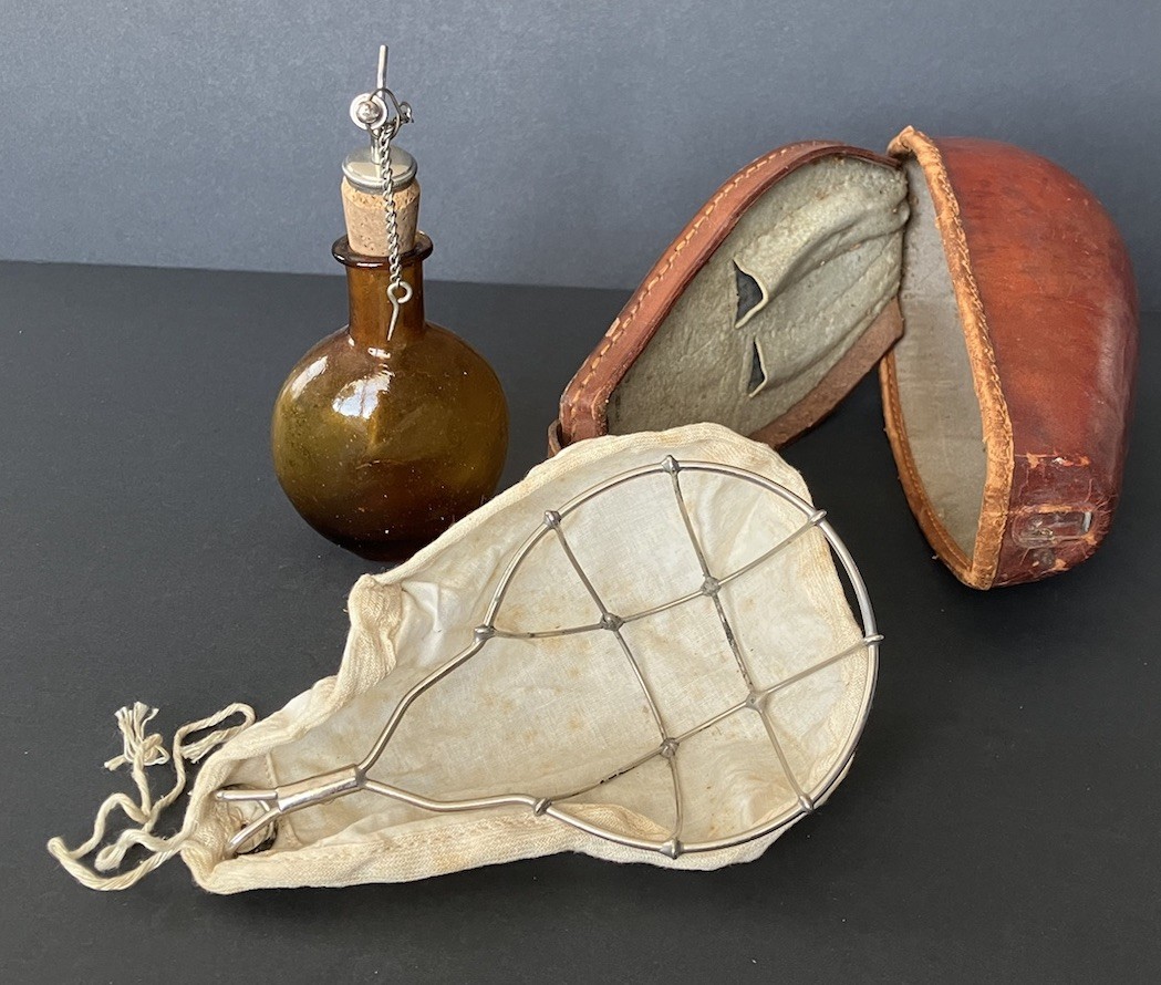 WW1 Or WW2 Esmarch’s Ether Chloroform Anesthetic Dripping Bottle Set Super Rare WW1 Or WW2 Esmarch’s Ether Chloroform Anesthetic Dripping Bottle Set Super Rare