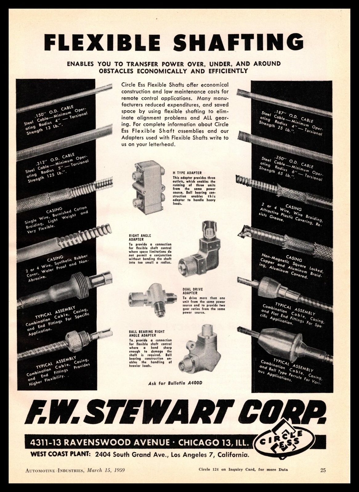 1959 F. W. Stewart Corp. \