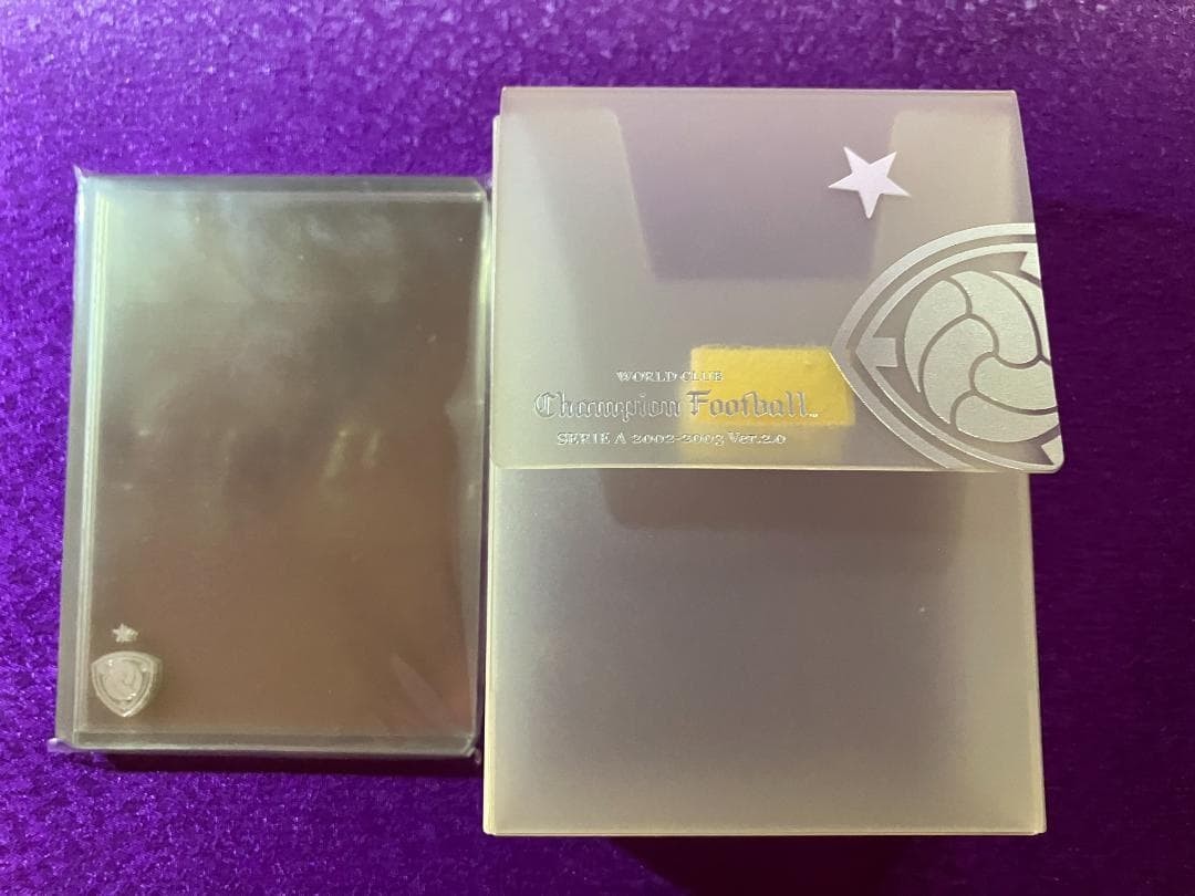 SEGA WCCF Serie A 2002-2003 Ver.2.0 Deck Case Hard Case Set Unused SEGA WCCF Serie A 2002-2003 Ver.2.0 Deck Case Hard Case Set Unused