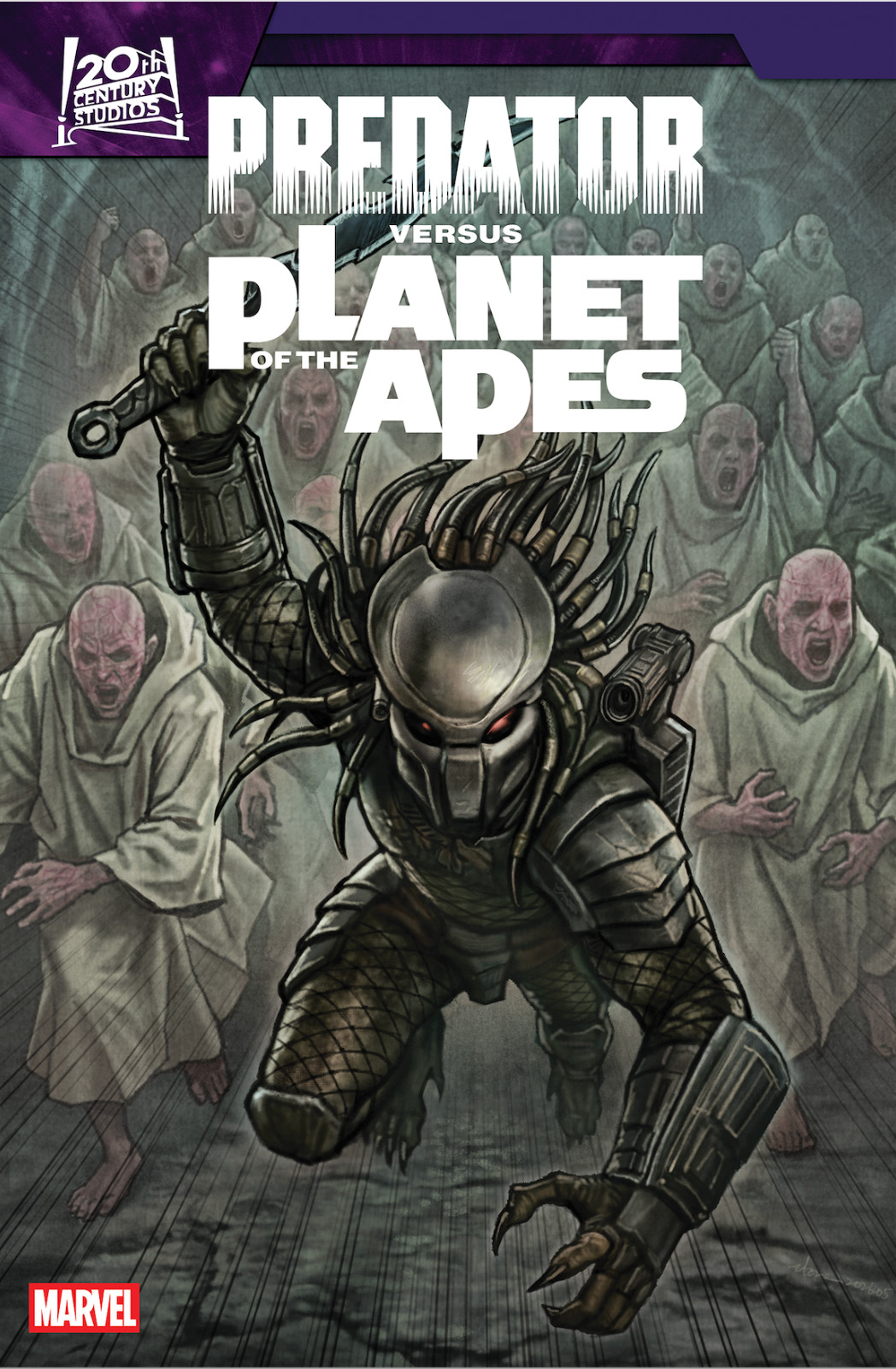 Predator Vs. The Planet Of The Apes #3 CVR A Cover VAR Pre Order 9/30/26 Marvel