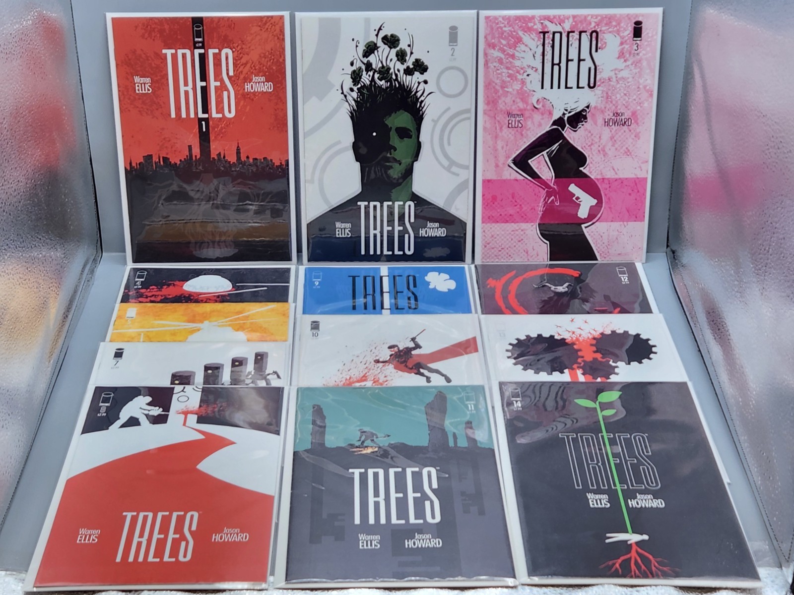 Trees #1-14 Only Missing #6 To Complete Lot Of 13 Image 2014/Free Shipping 