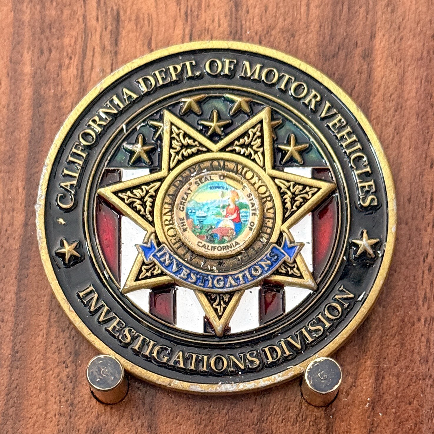 California DMV Investigations Division Challenge Coin  M#21
