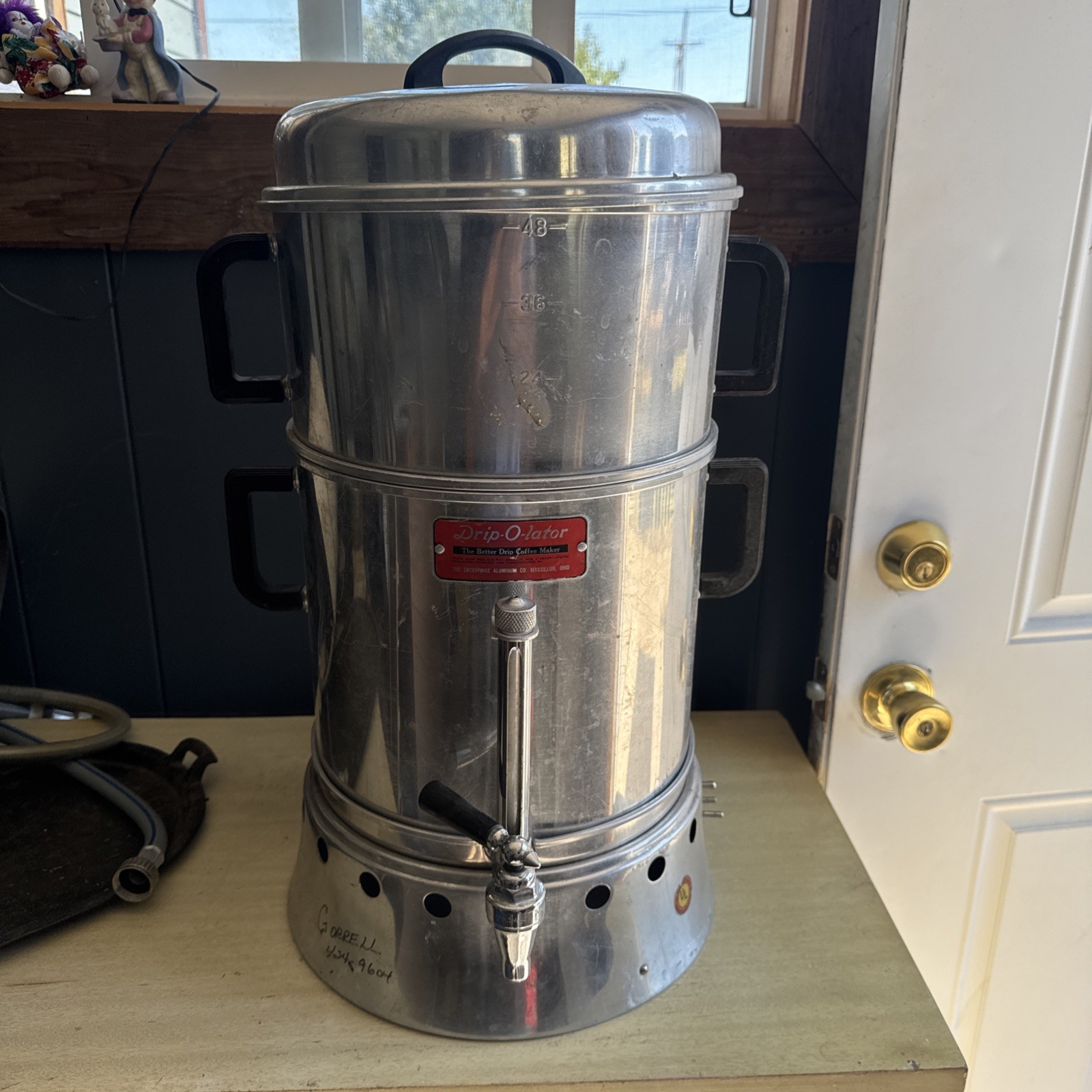 VTG Drip O Later Electric Aluminum Coffee Maker Commercial Model USA No Cord