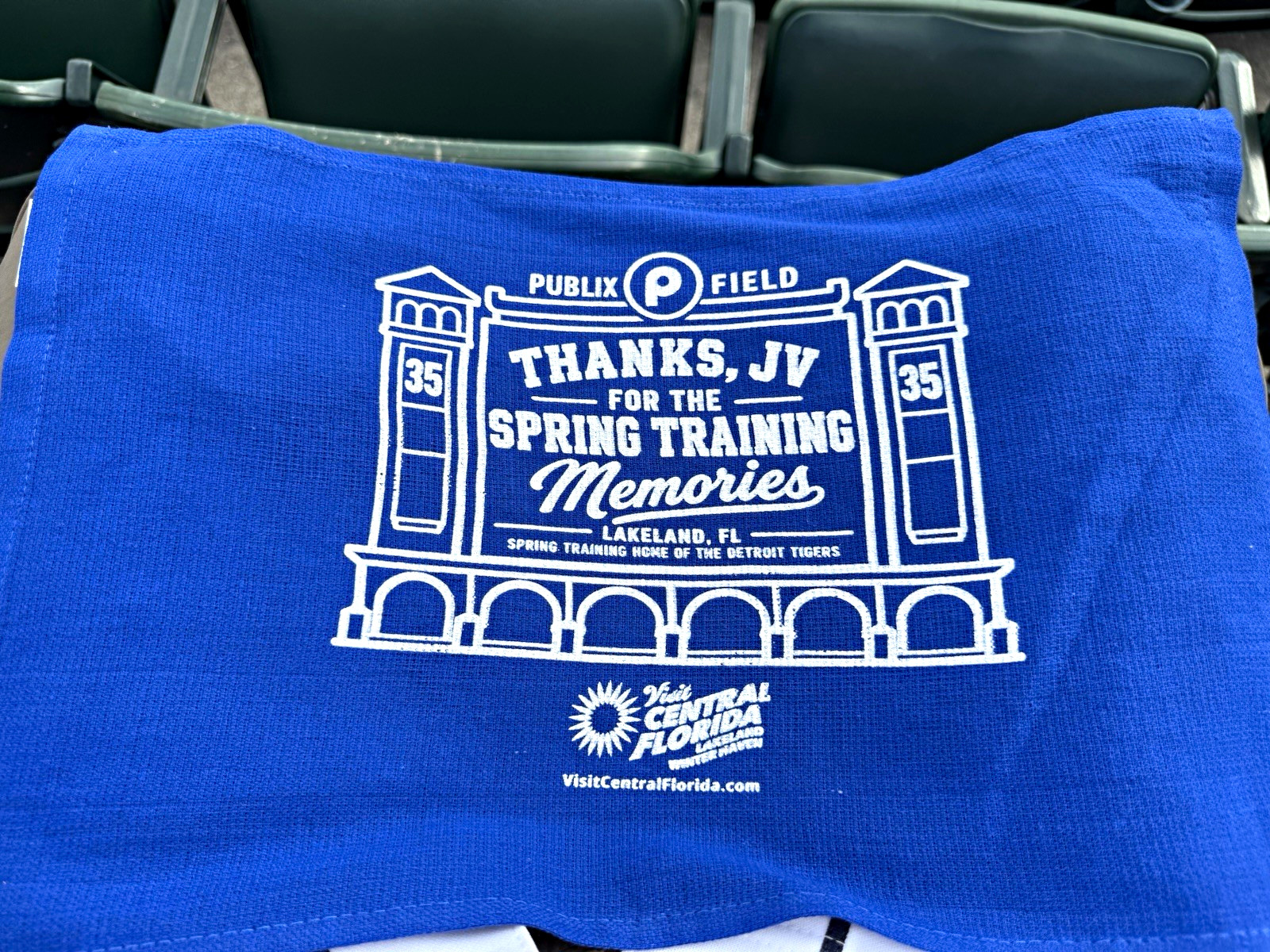 Thank you, Justin Verlander rally towel. September 25, 2026.