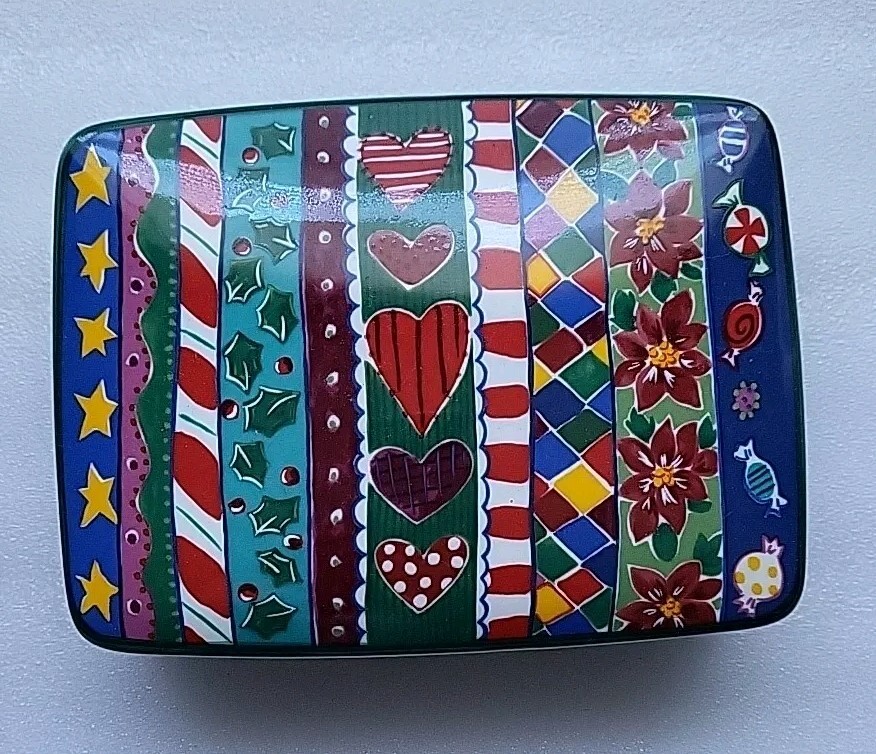 Mikasa Jenny Faw Candy Dish Trinket Box Japan 6 3/4\
