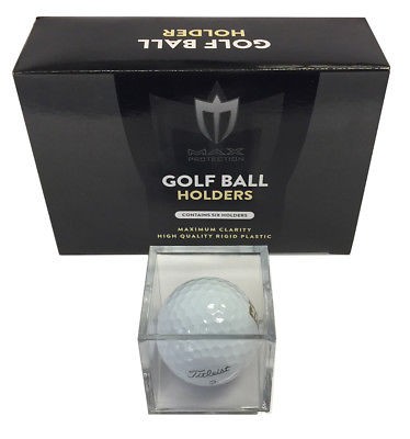 24 Boxes (144) Golf Ball Cube Holders Max Pro Premium - Display Cases Stackable
