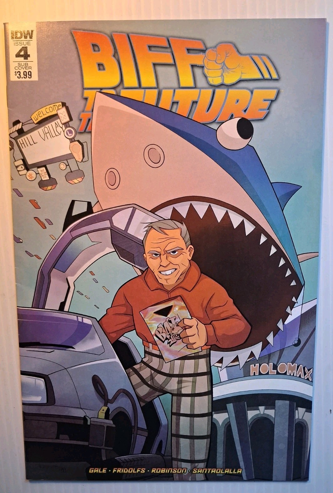 Biff To The Future #4 Sub Cover Variant IDW Comic Vintage 2017 RARE
