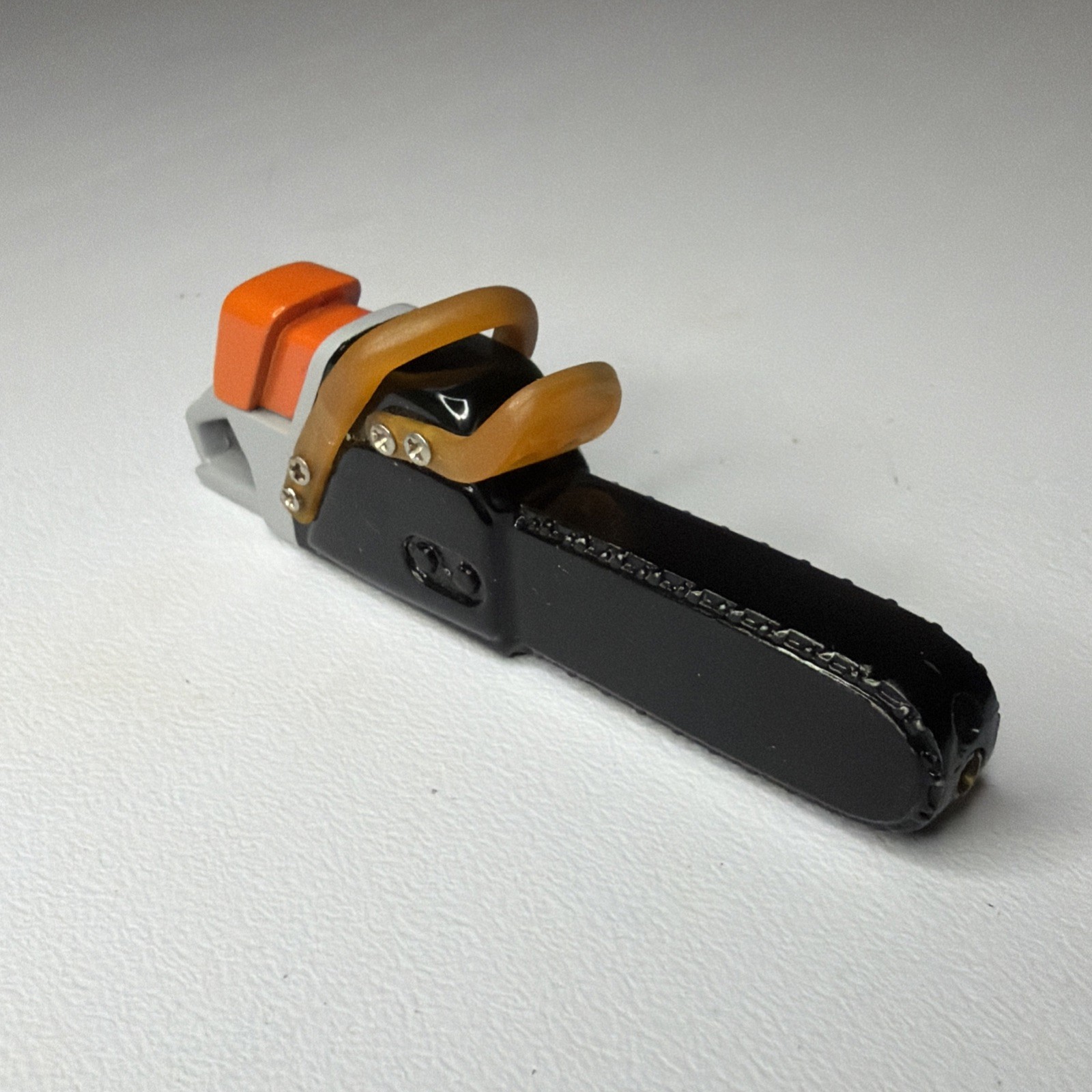 Vintage Rare Novelty Chainsaw Butane Lighter Mini Saw Design Refillable WORKING