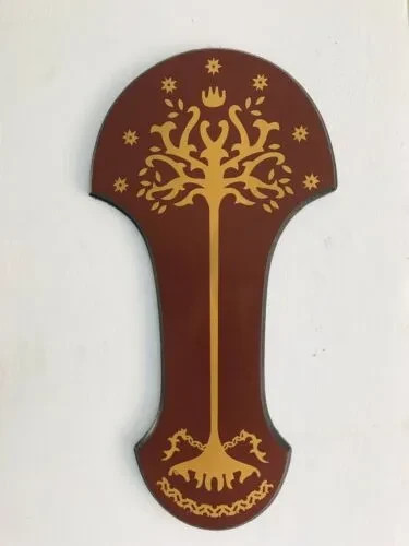 Handmade Wooden Sword Wall Mount Plaque - Wall Hanging Stands From LOTR