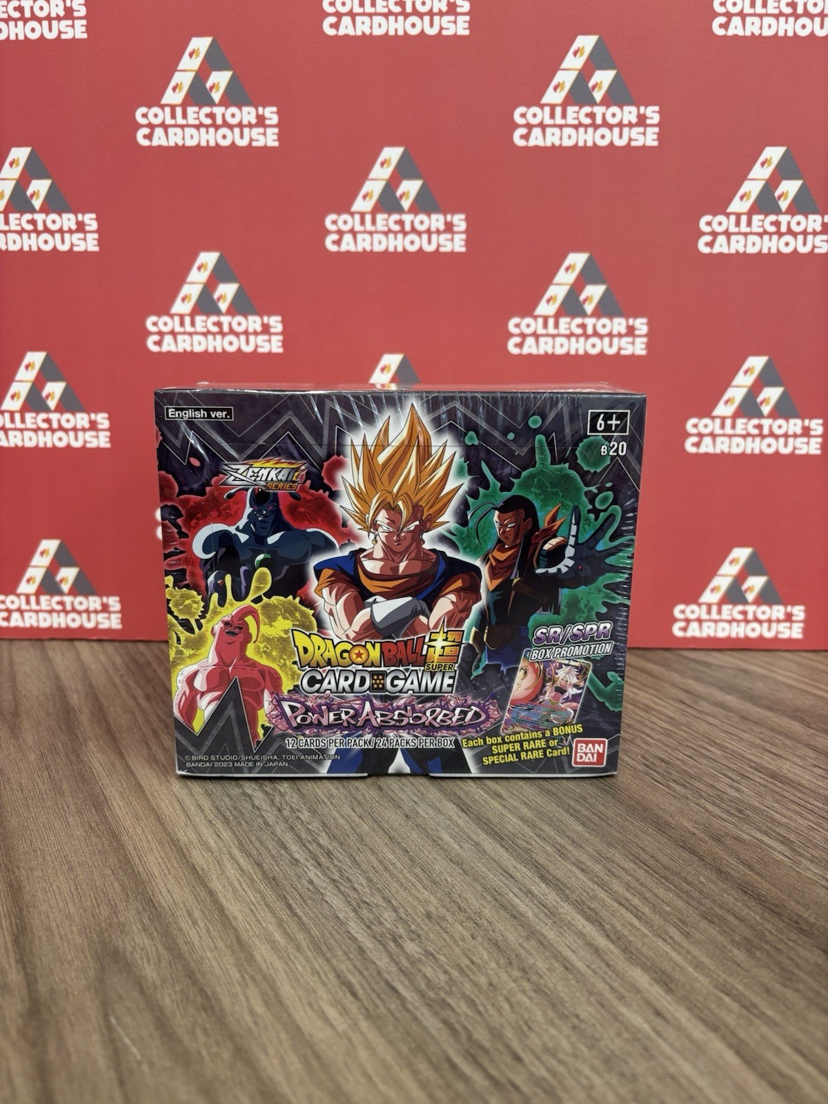 Dragonball Super Zenkai Series Power Absorbed Booster Box Set 03 B20 | V20