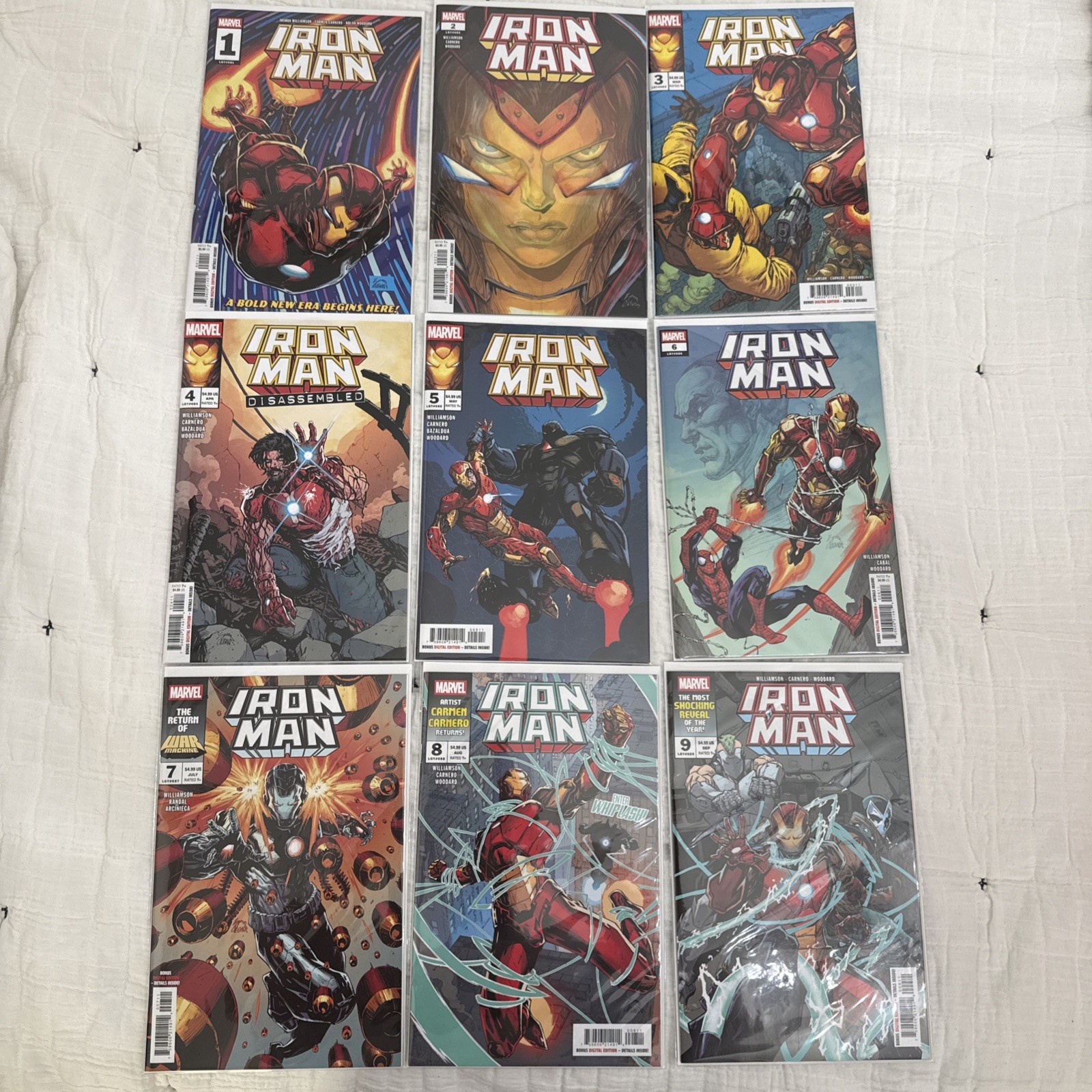 IRON MAN #1-9 Vol 8 2026 Josh Williamson IRON MAN #1-9 Vol 8 2026 Josh Williamson