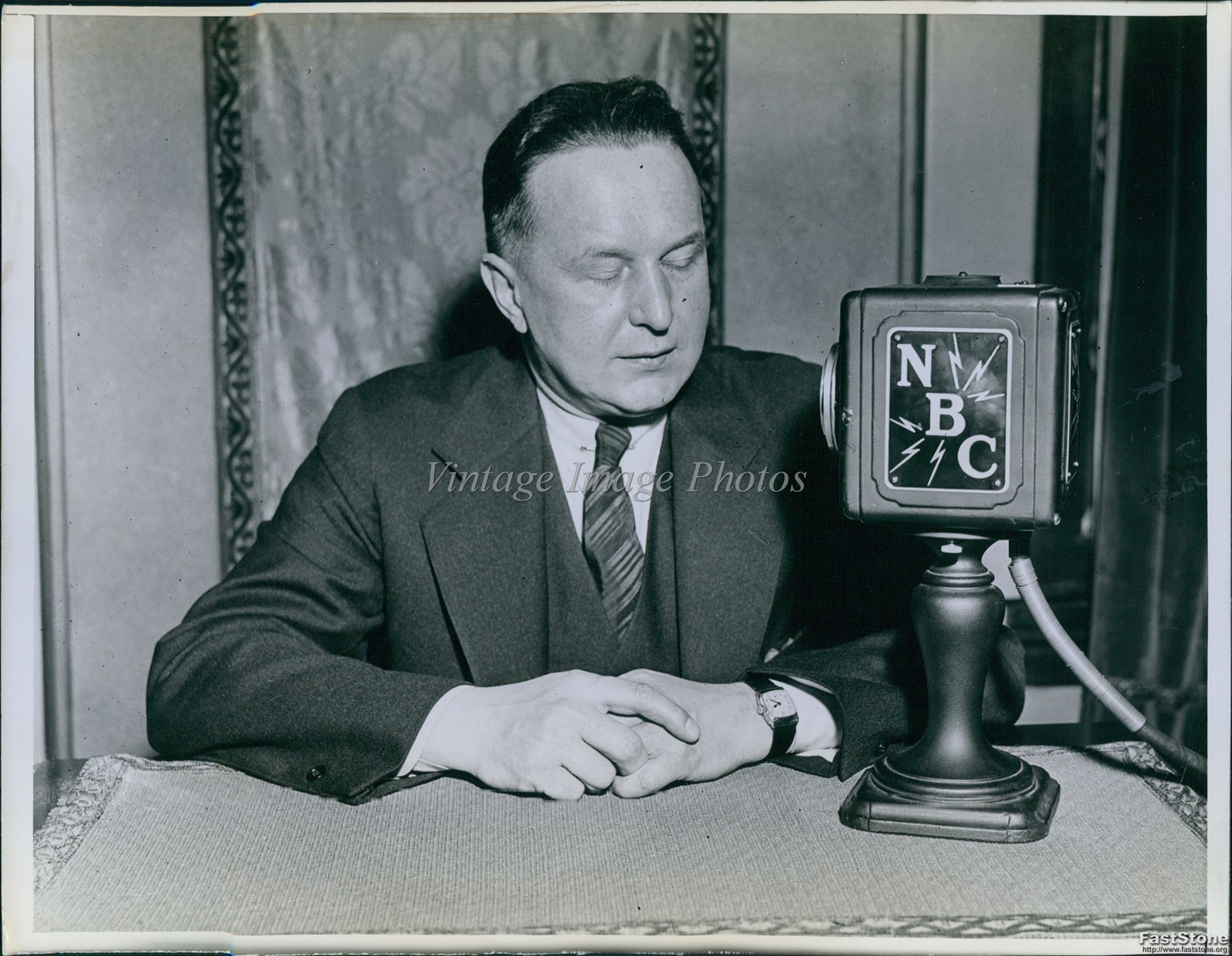 1932 Washington Kurt Sell German Newspaperman Broadcast Historic Press Photo 7x9
