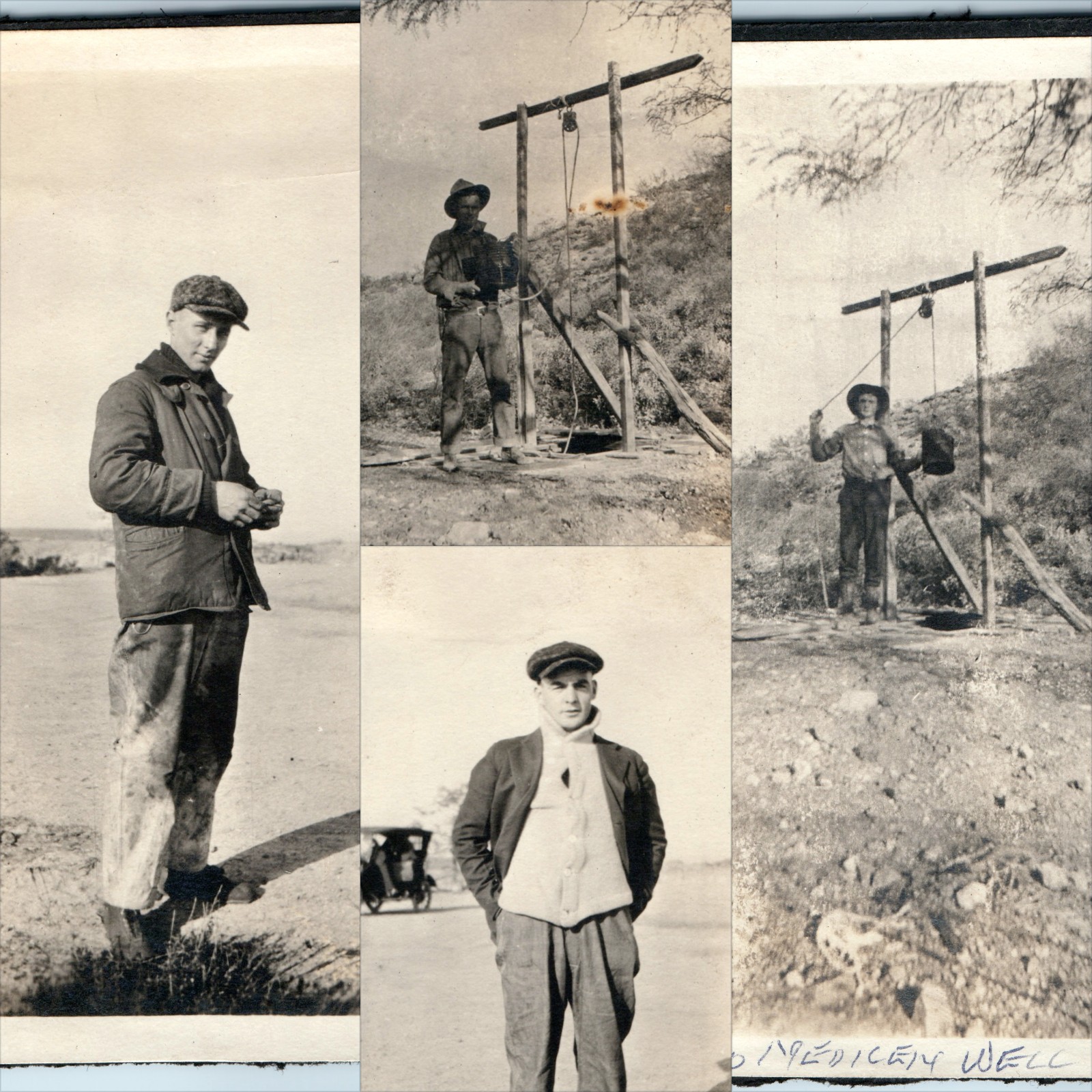 ID\'d x4 LOT 1917 Buckeye, AZ Yellow Medicine Well Palomas Snapshots Bob Peverley